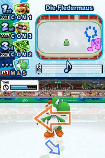 Immagine 7 del gioco Mario & Sonic ai Giochi Olimpici Invernali per Nintendo DS